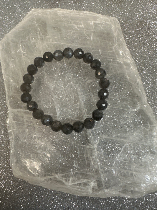 Lavakite Faceted Bracelet