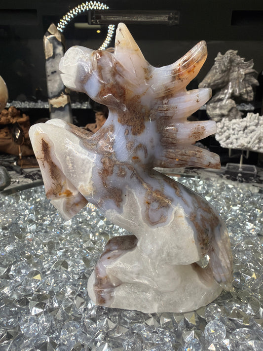 Moss Agate Horse