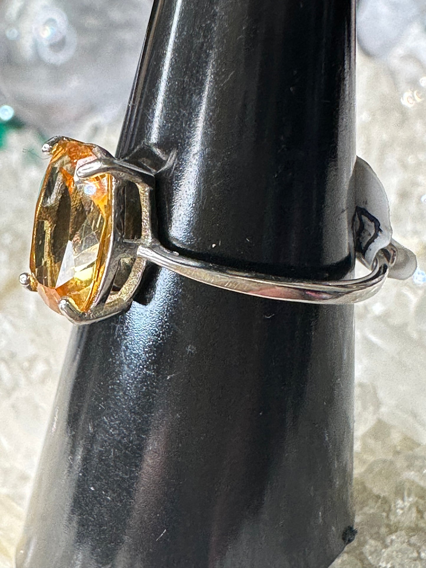 Citrine 925 Sterling Sliver Ring