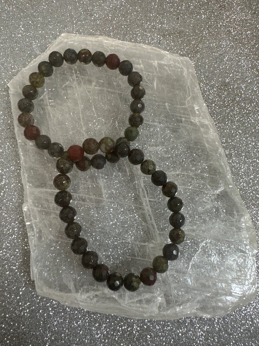 Dragons Blood Faceted Bracelet