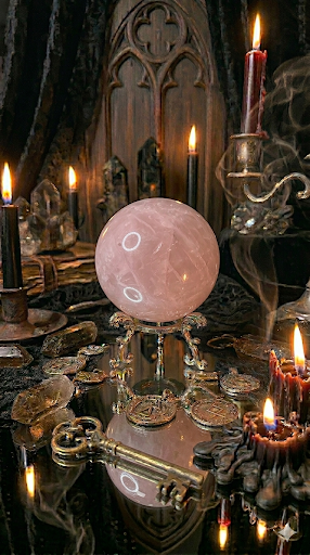 Rose quartz sphere