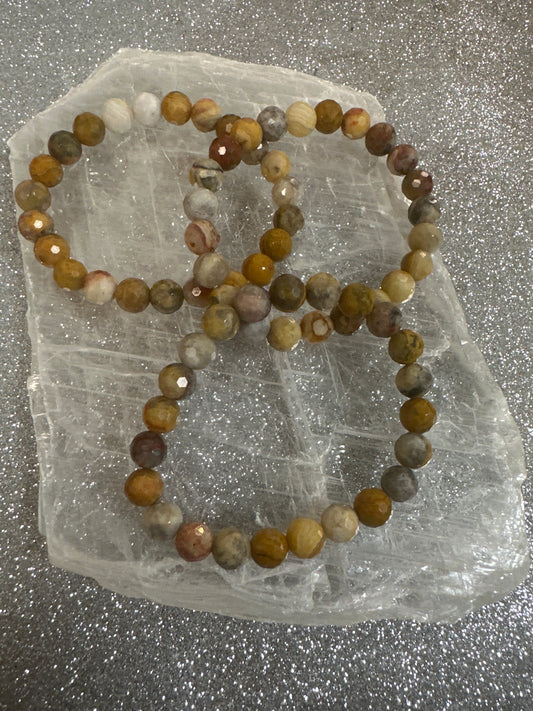 Crazy lace Faceted Bracelet