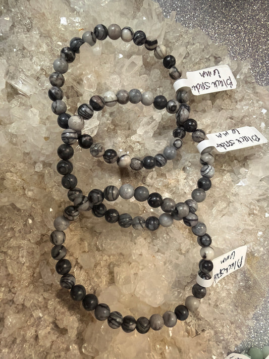 Black Spiderweb Jasper