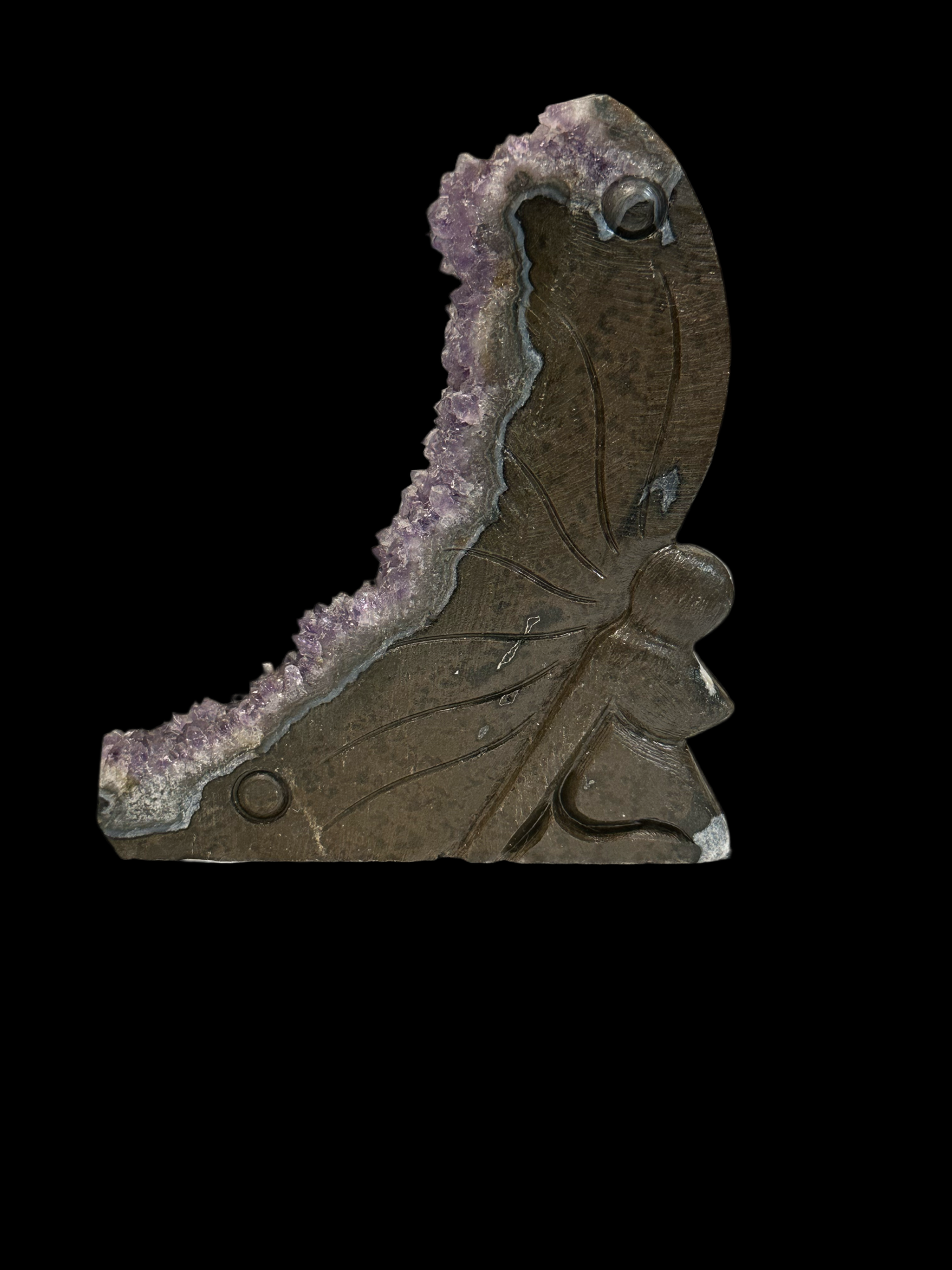 Amethyst Cluster Fairy
