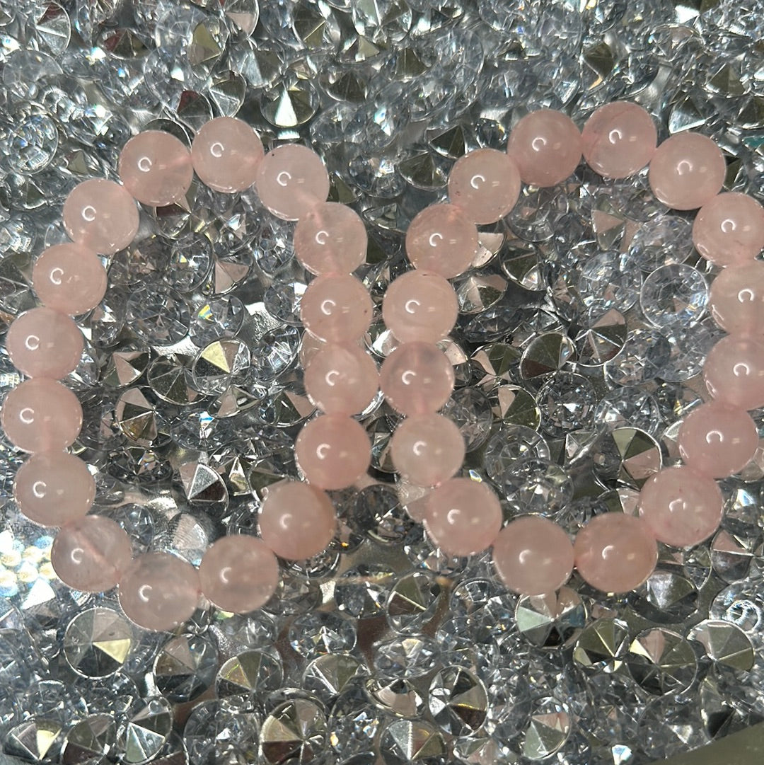 Rose Quartz Beaded Bracelet