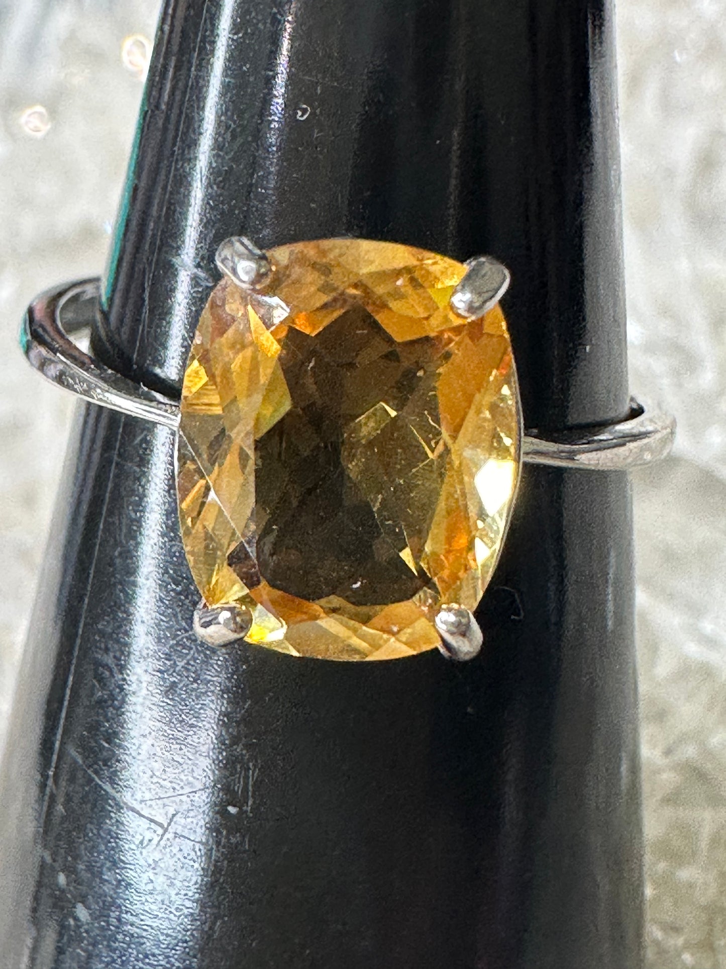 Citrine 925 Sterling Sliver Ring
