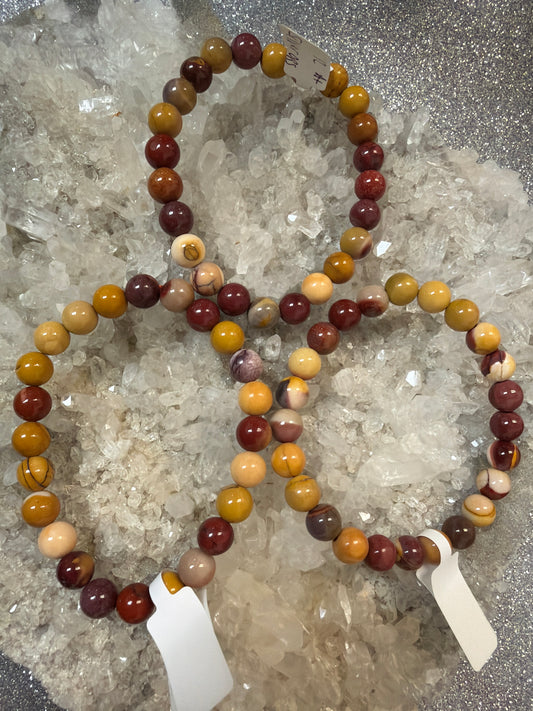 Mookite 8mm Beaded Bracelet