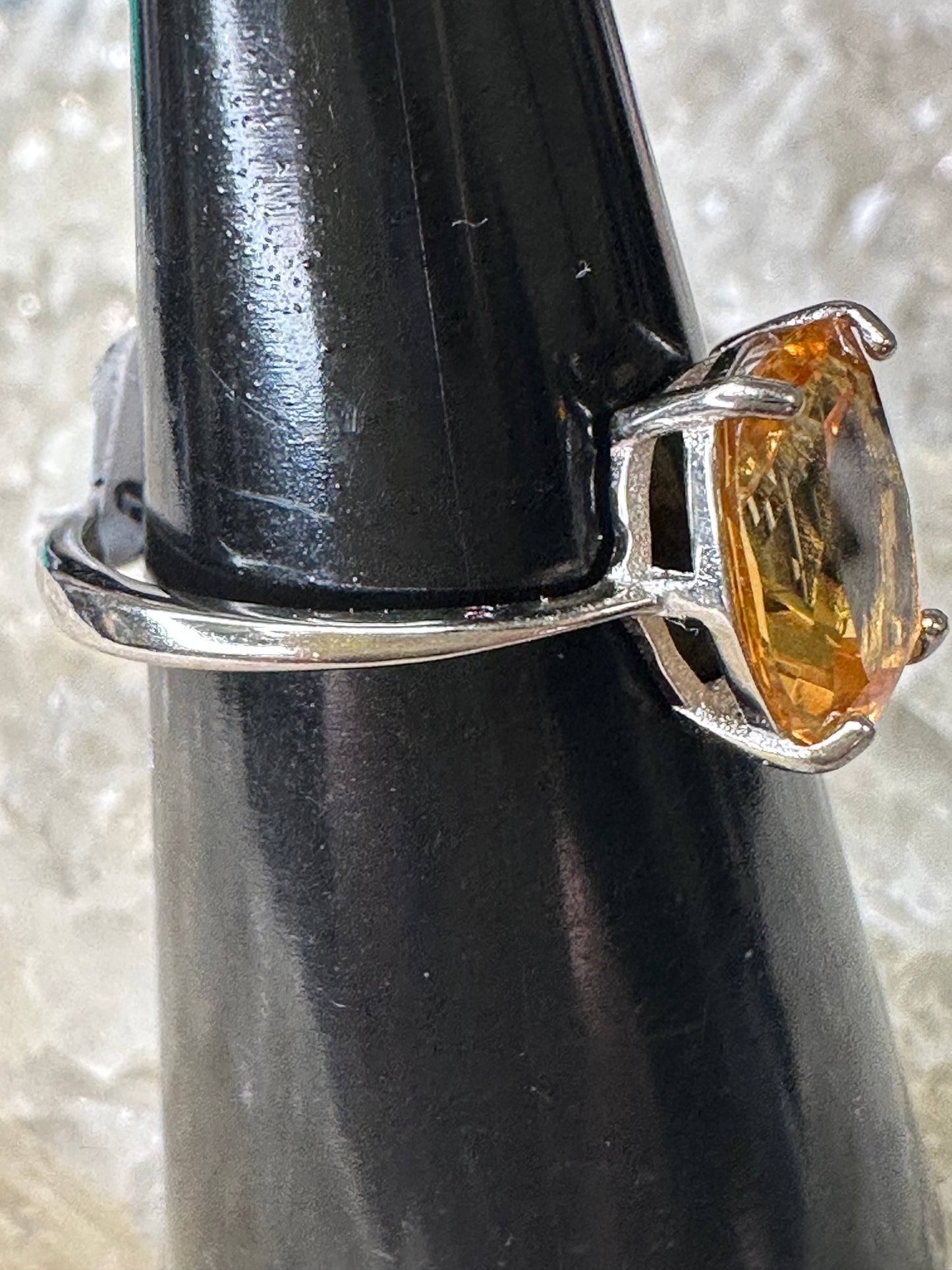 Citrine 925 Sterling Sliver Ring