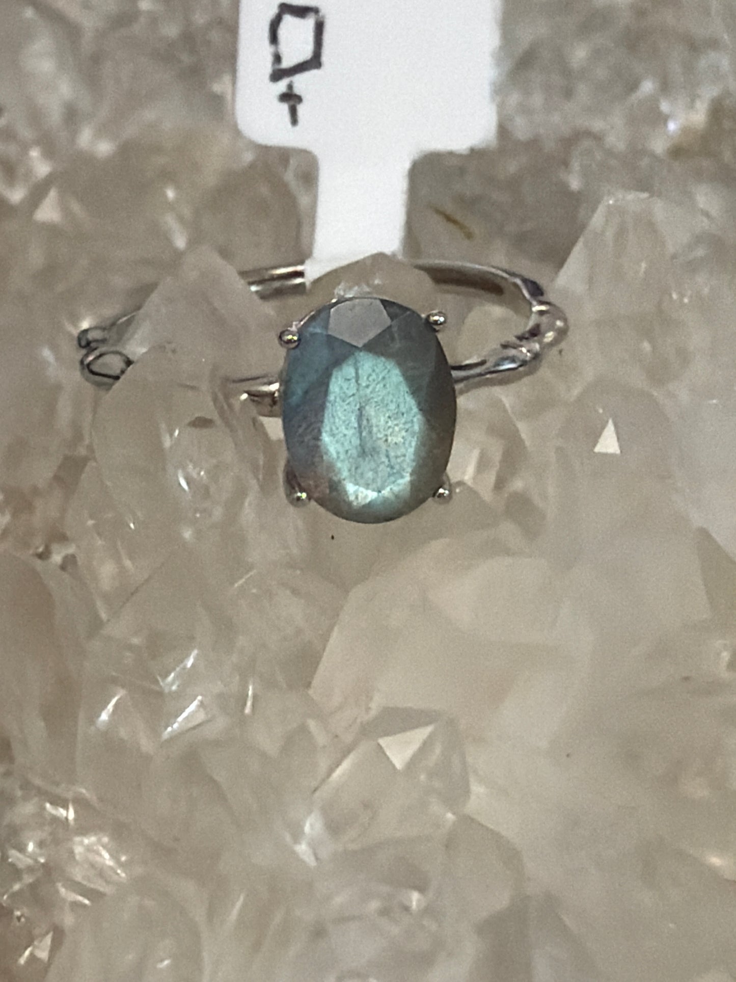 Labradorite Ring 925 Sterling Silver