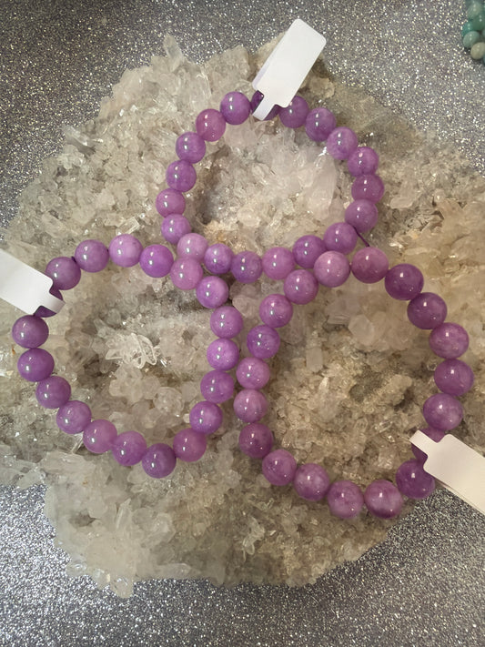 Kunzite Beaded Bracelet 10mm