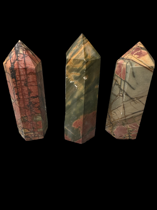 Intuitively Chosen Cheery Creek Jasper Point