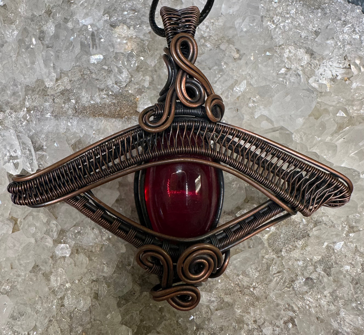 Red Amber Pendant