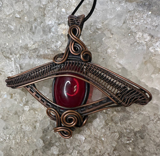 Red Amber Pendant