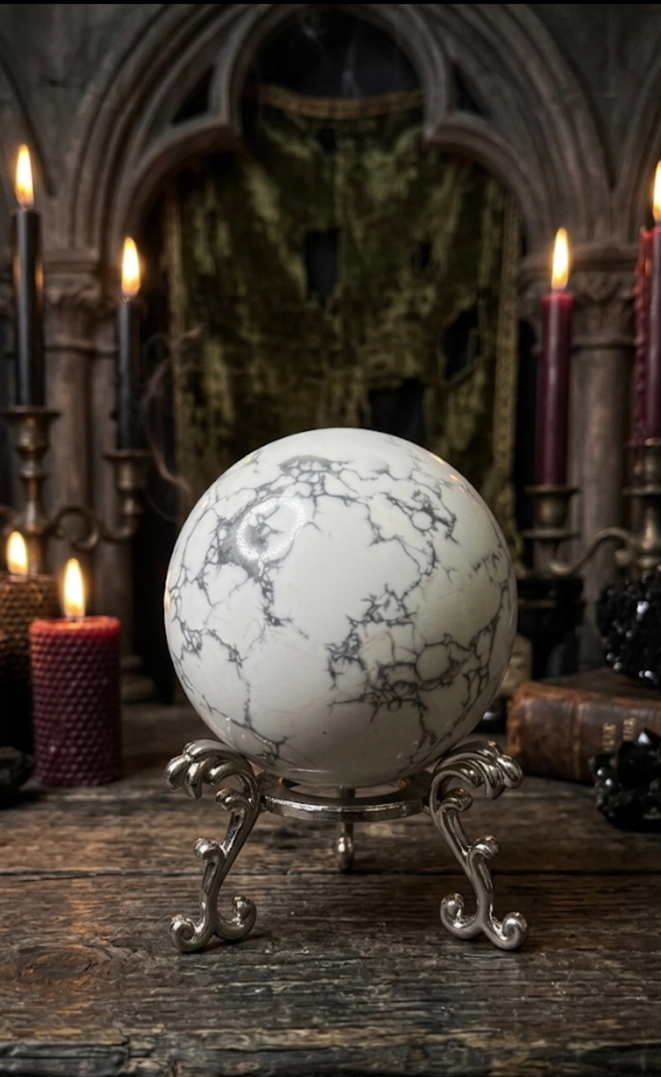 Howlite Sphere