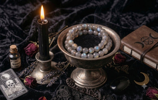 Labradorite Beaded Bracelet