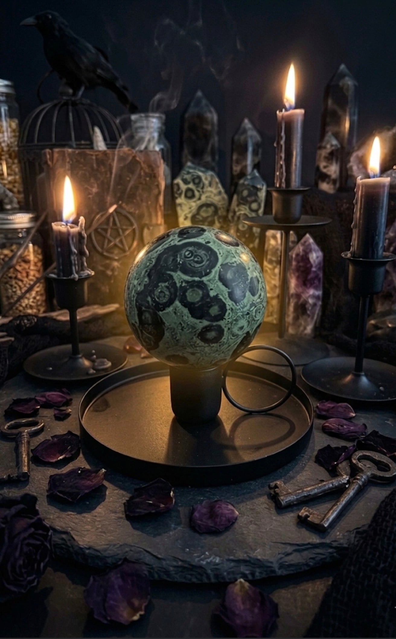 Kambaba Jasper Sphere