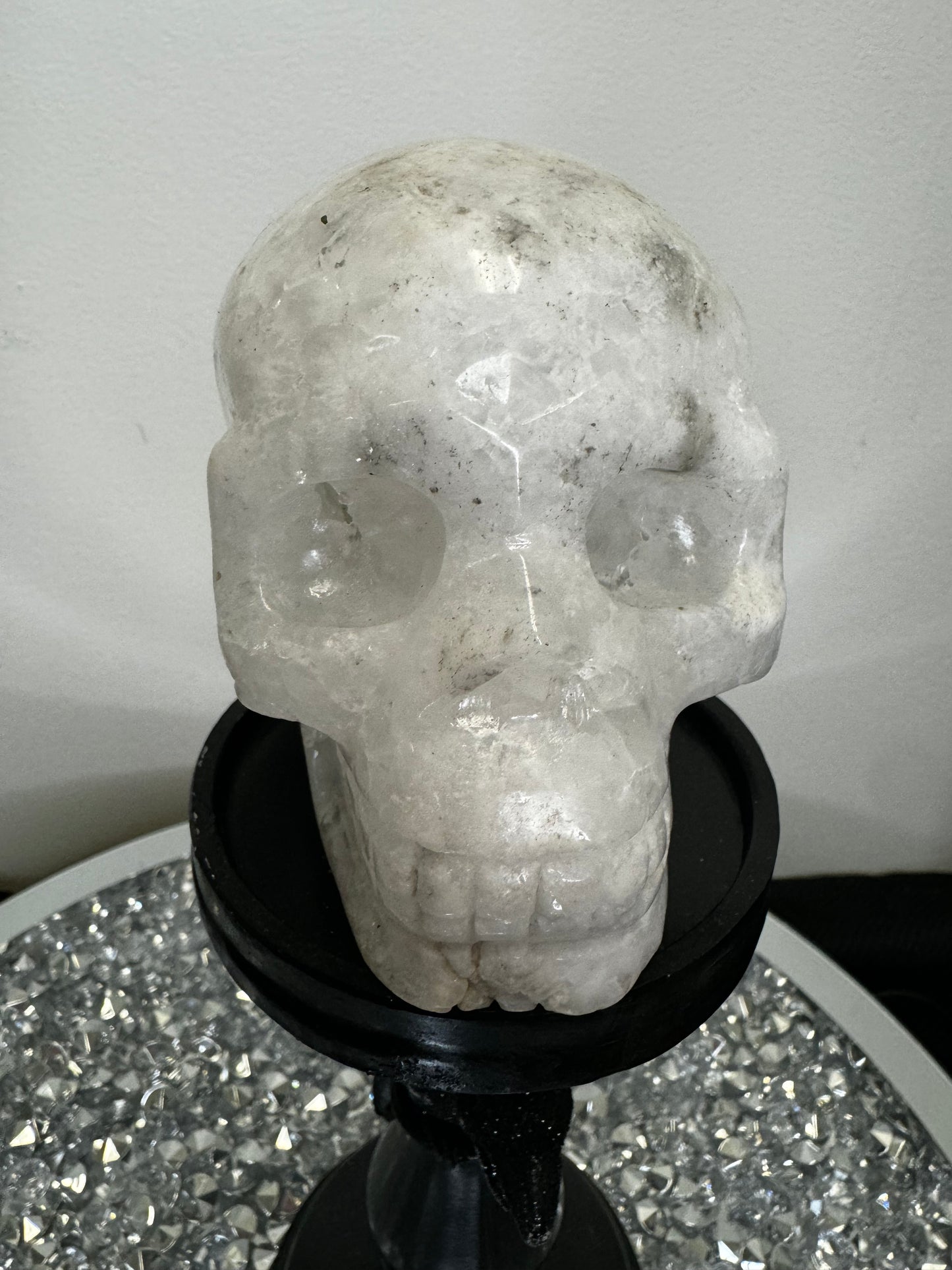 Apophyllite skull