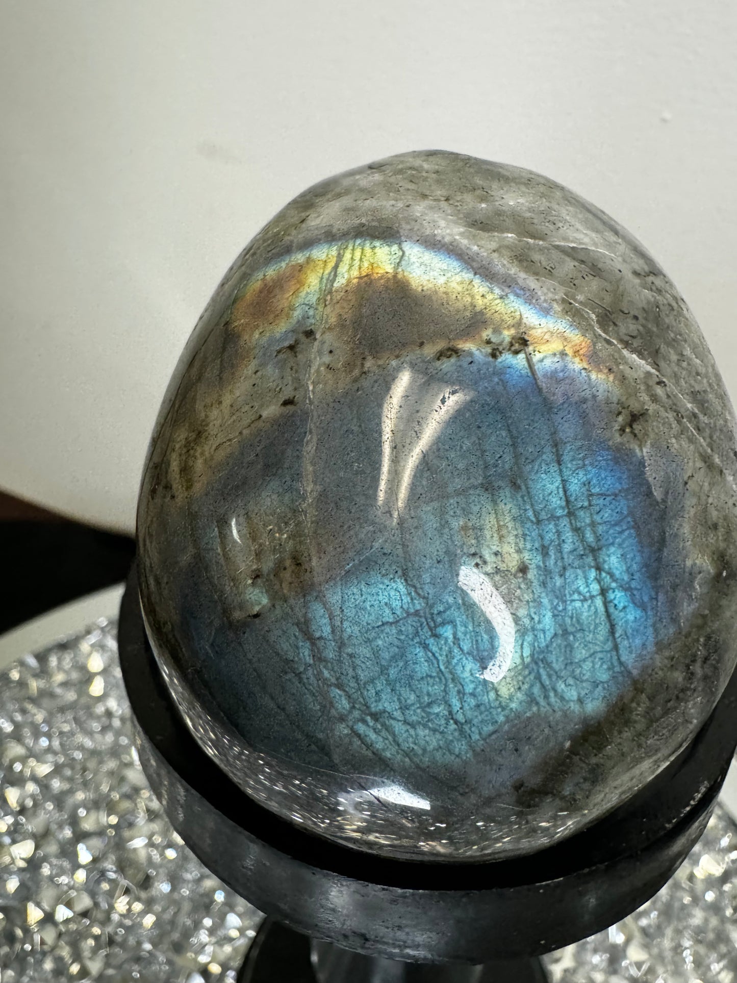 Labradorite skull