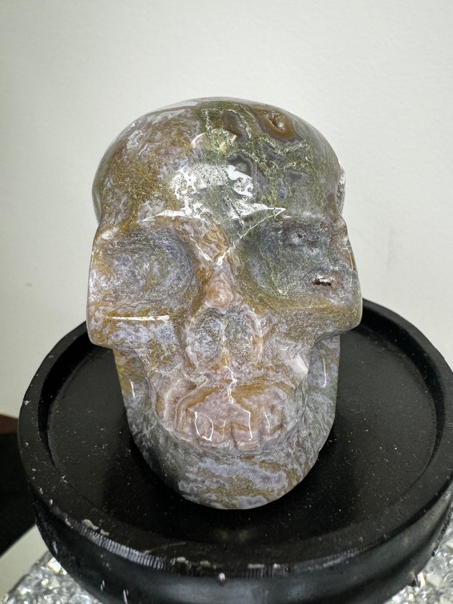 Druzy Oj skull