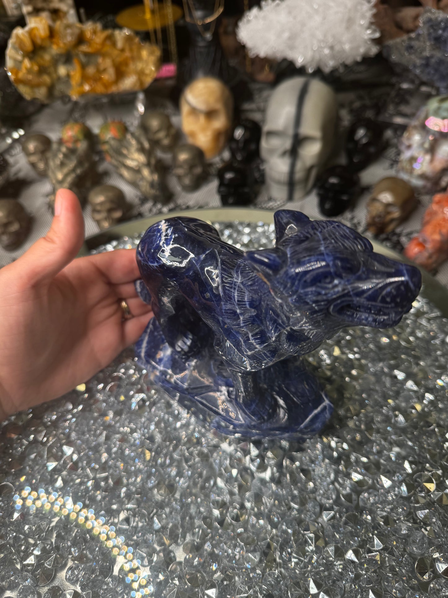 Sodalite wolf