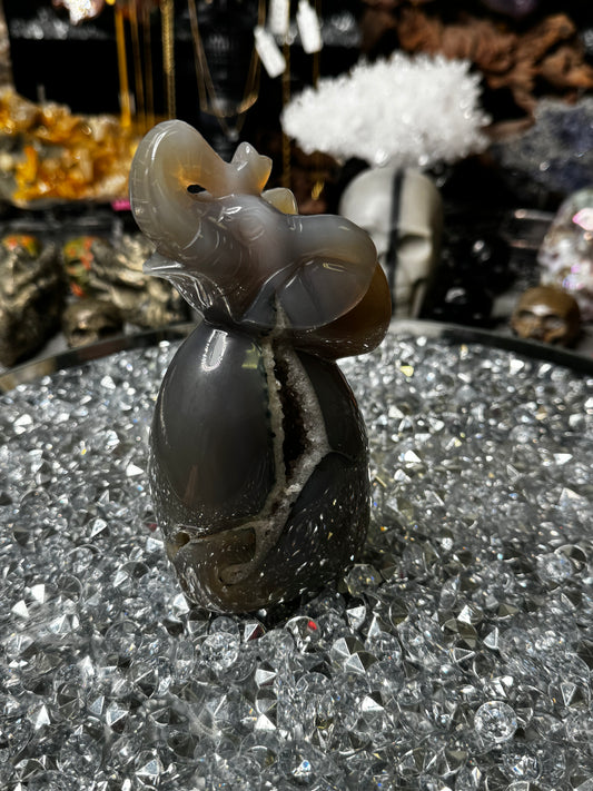 Druzy agate
