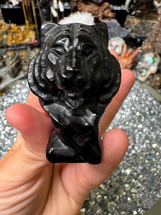 Black obsidian tiger