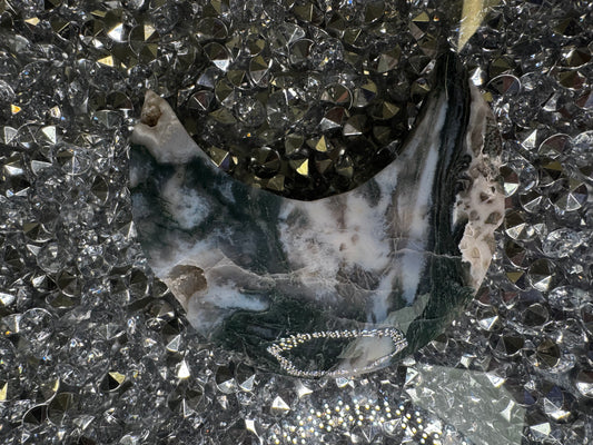 Moss Agate Moon