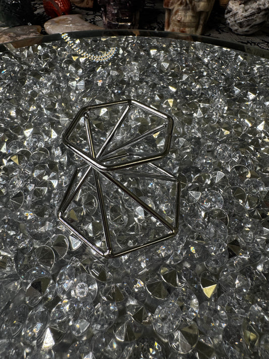 Silver Invert-able Sphere Stand