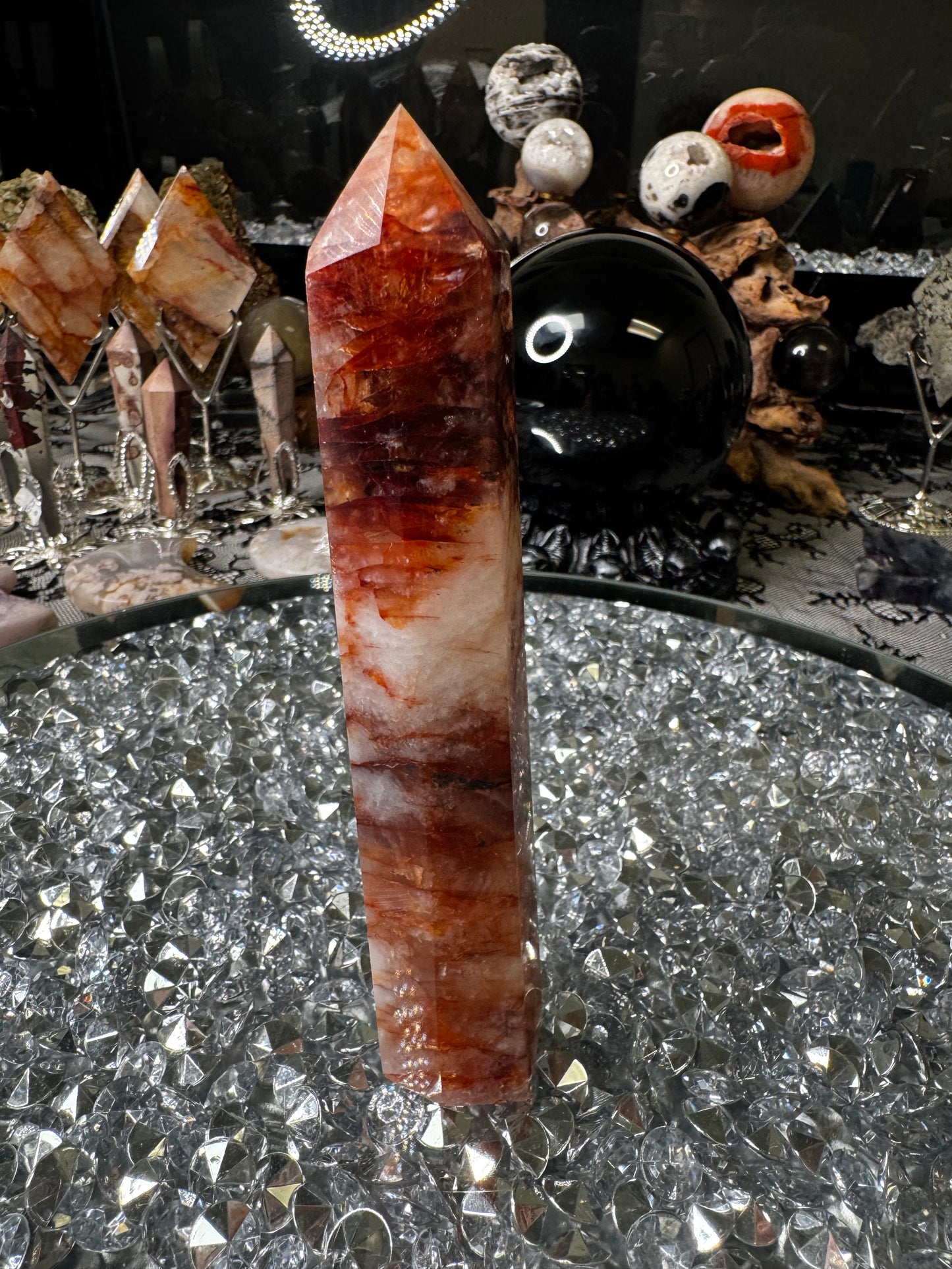 Fire Quartz Tower (discounted for slight lean)