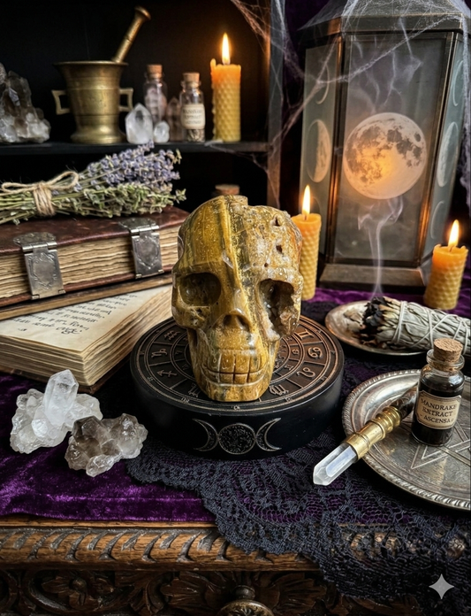 ocean jasper skull