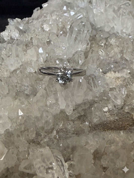 Green amethyst 925sterling silver