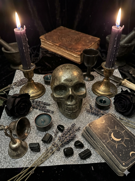 Pyrite Skull
