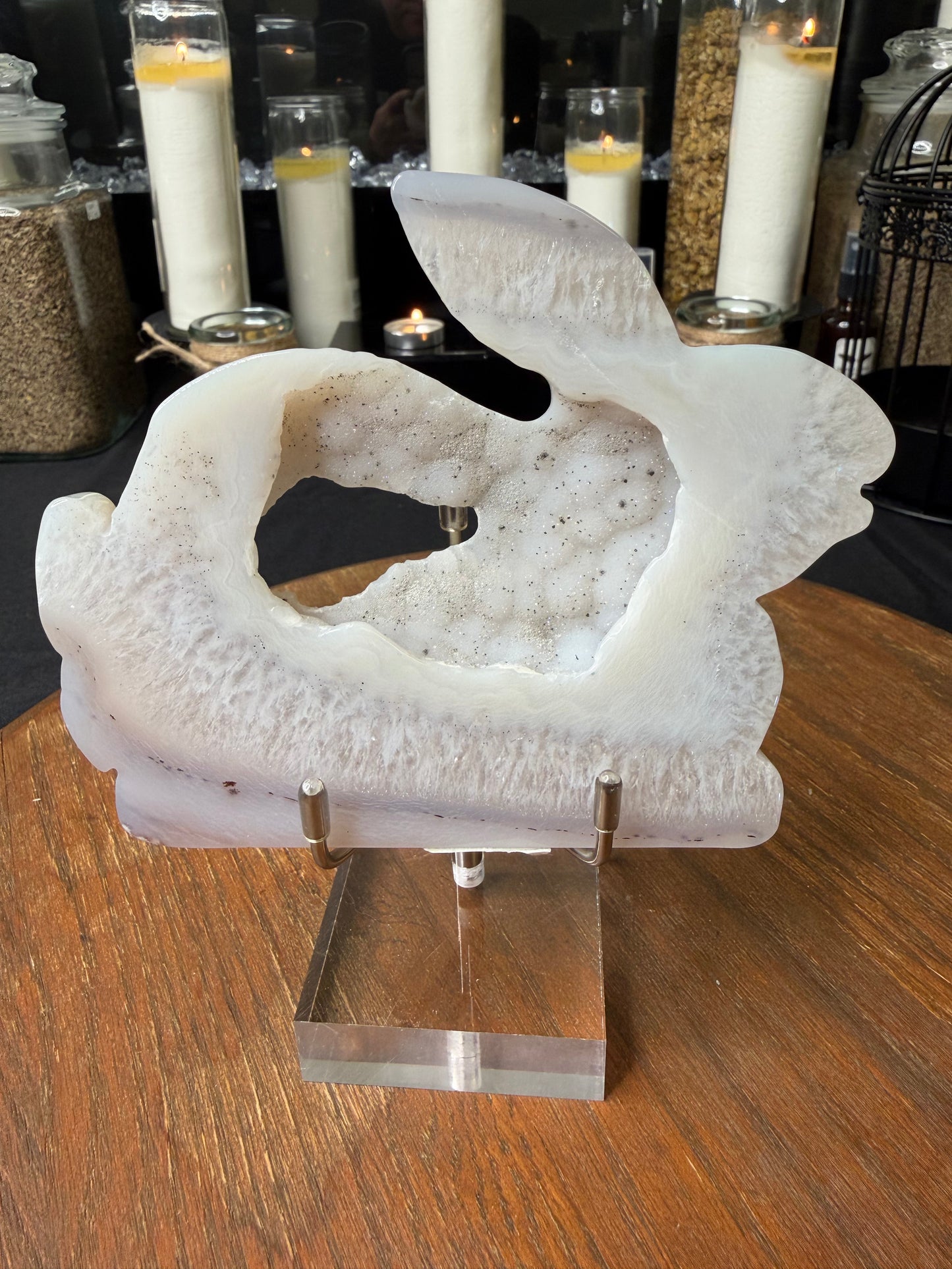 Druzy Agate Bunny