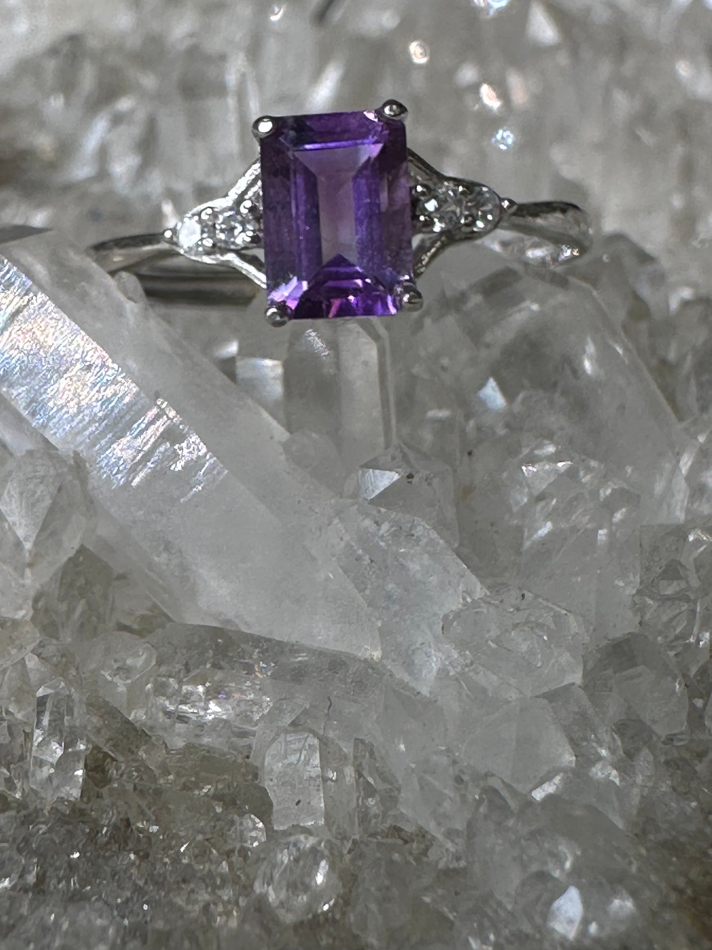 Amethyst 925 Sterling Sliver Ring