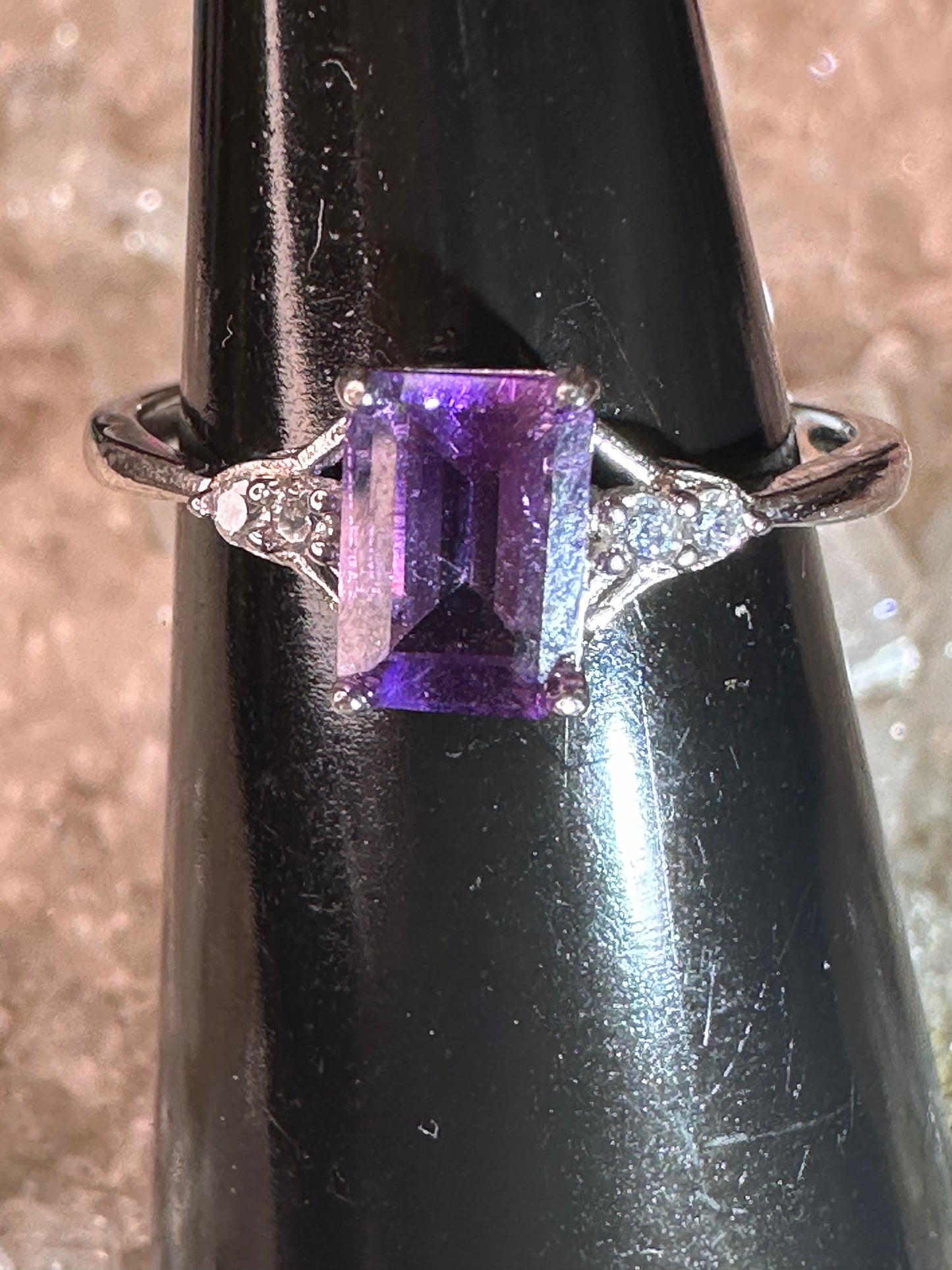 Amethyst 925 Sterling Sliver Ring