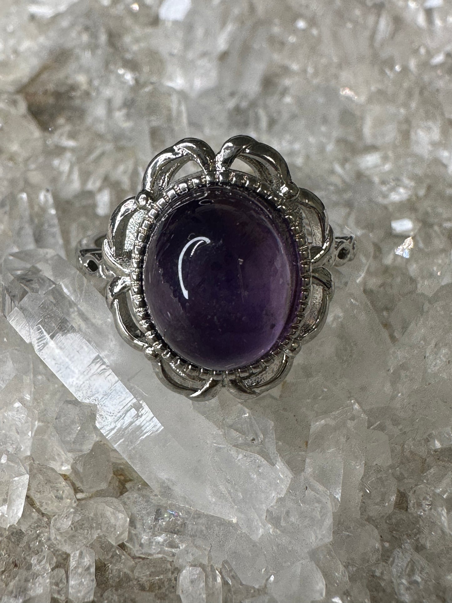 Amethyst 925 Sterling Sliver Ring