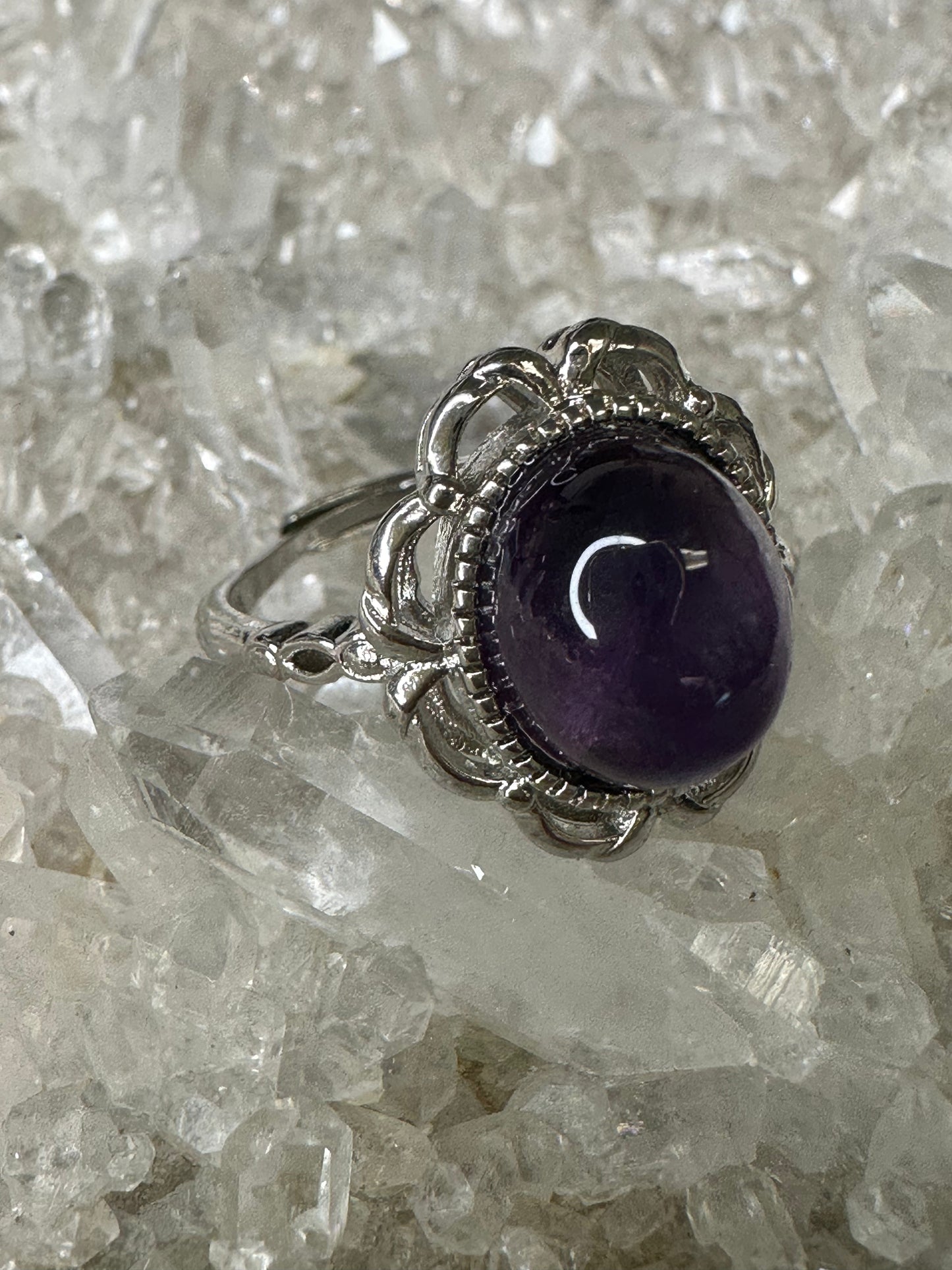 Amethyst 925 Sterling Sliver Ring