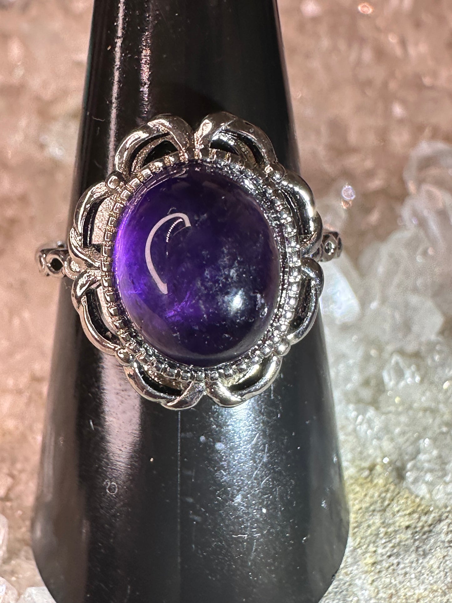 Amethyst 925 Sterling Sliver Ring