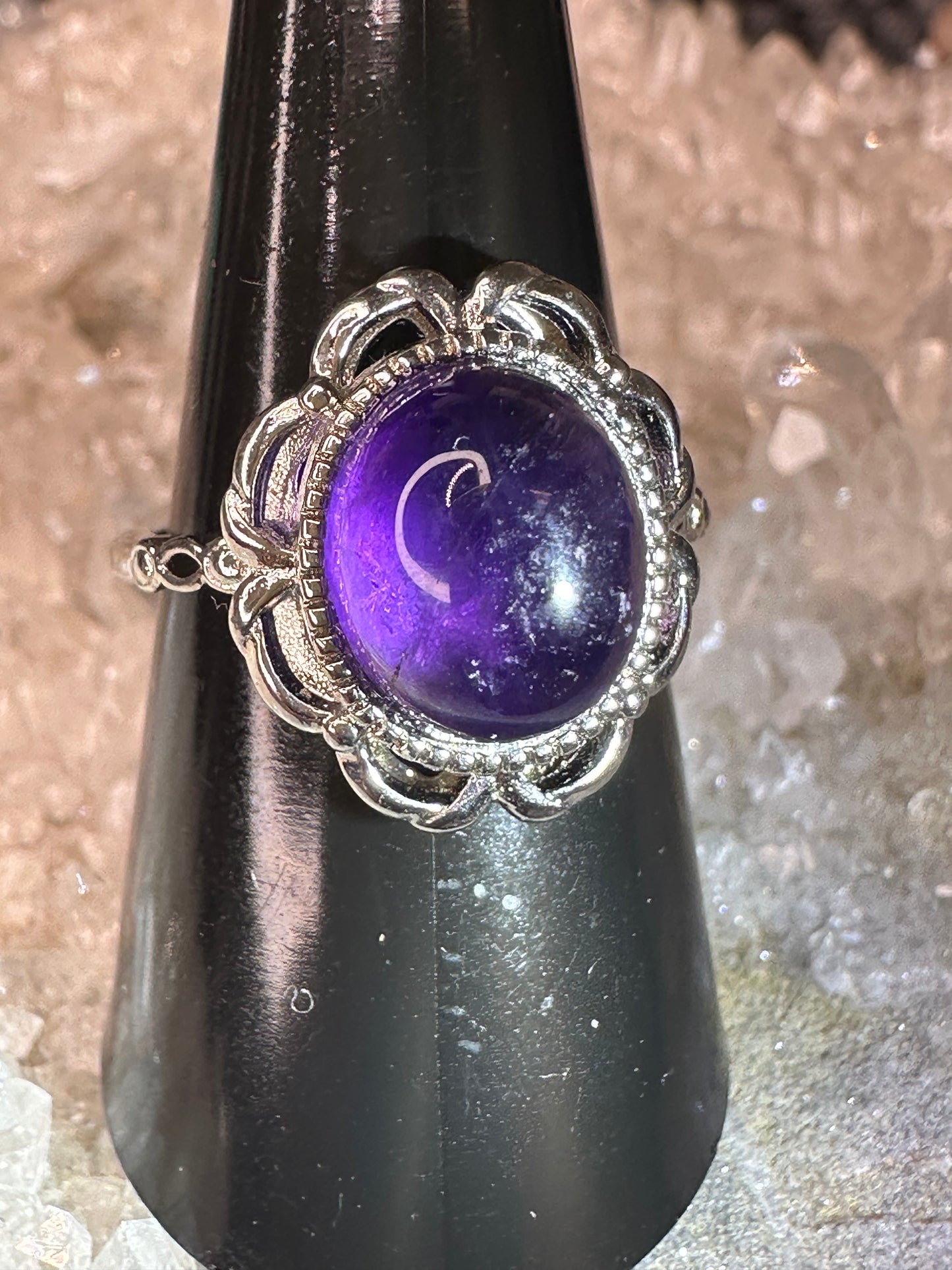 Amethyst 925 Sterling Sliver Ring