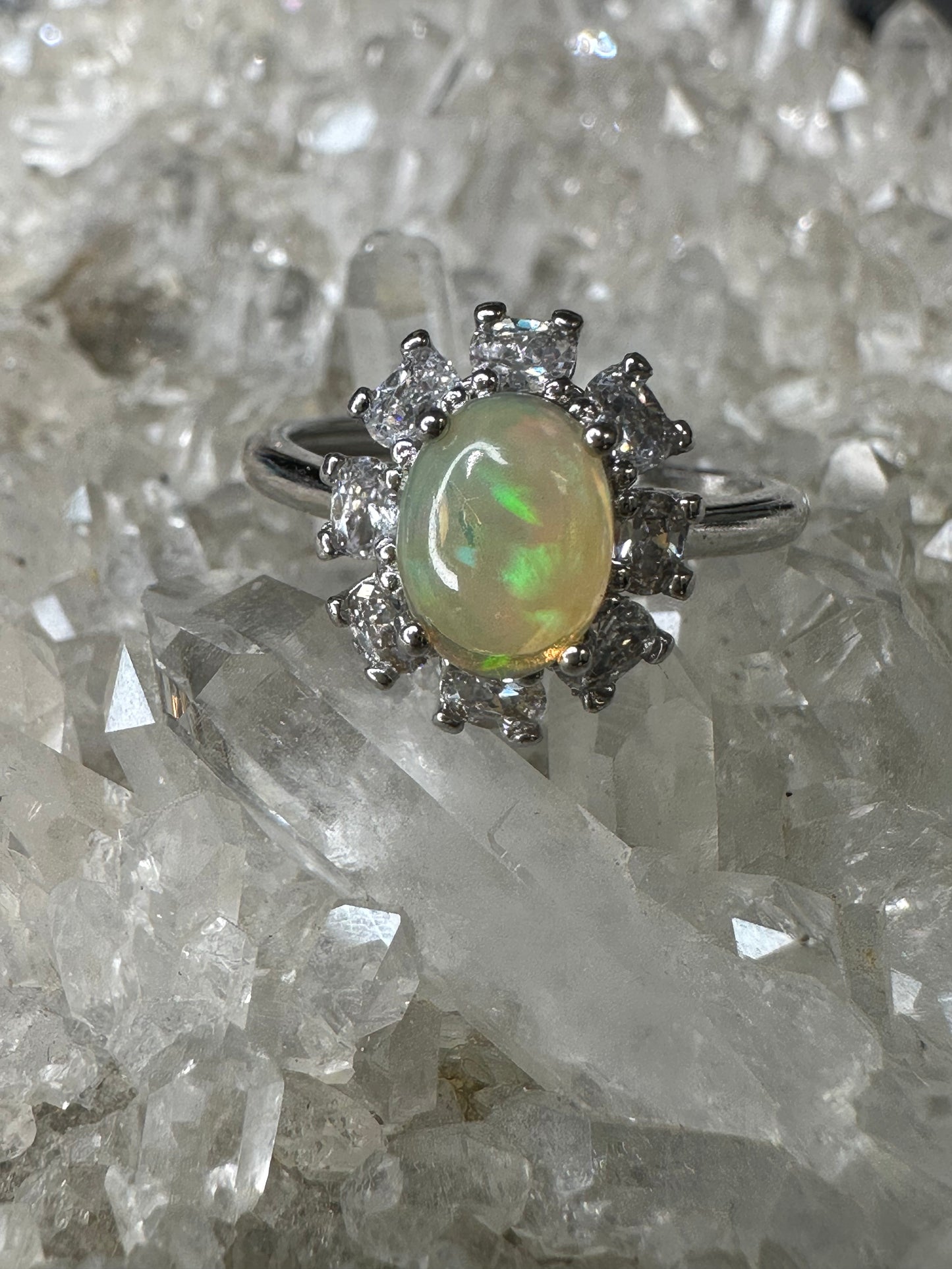 Opal 925 Sterling Sliver Ring