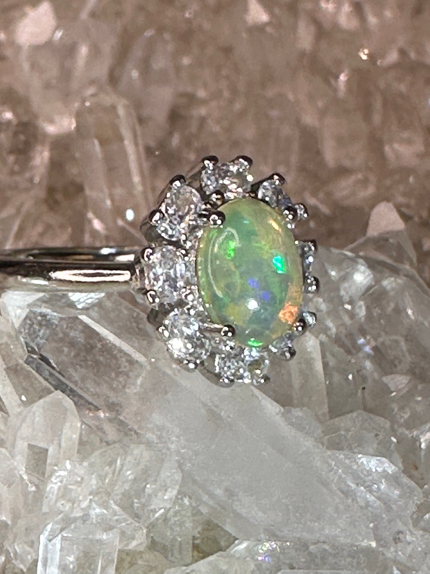 Opal 925 Sterling Sliver Ring
