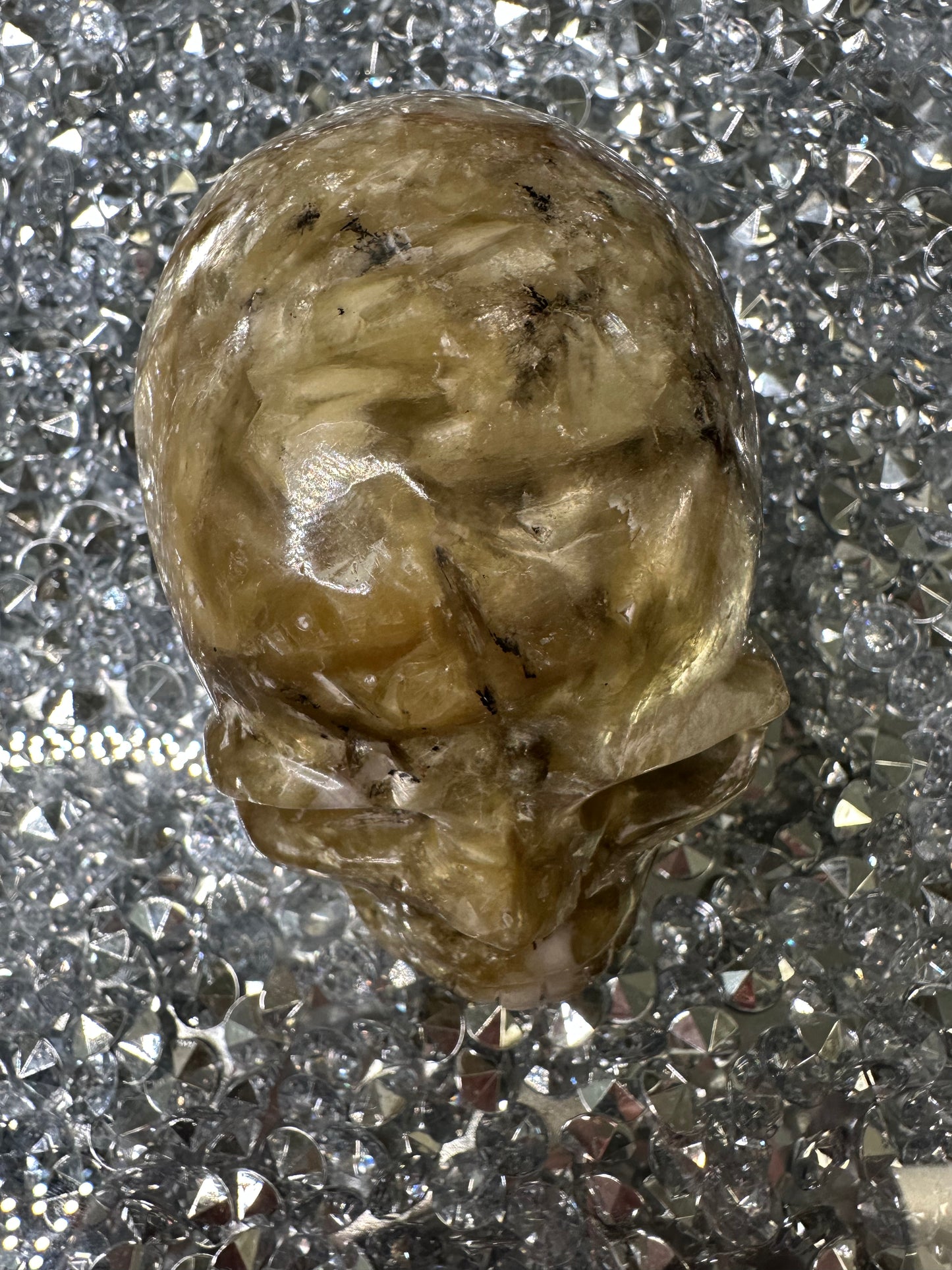 Yellow Mica Skull