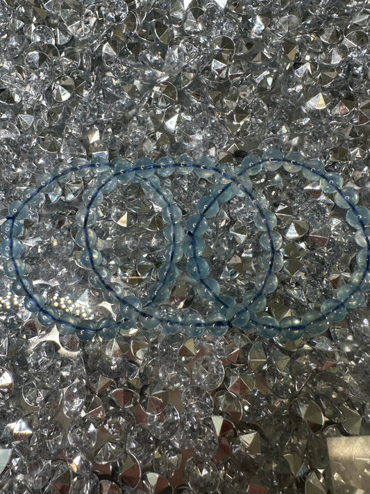 Aqua Marine Beaded Bracelet