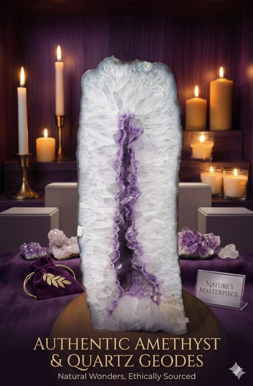 Amethyst free form XXL statement