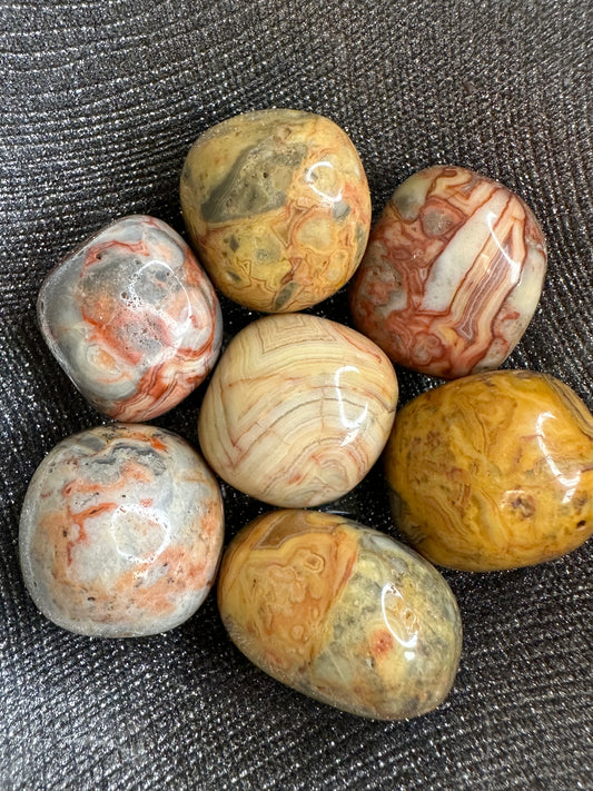 Crazy Lace Agate Tumble