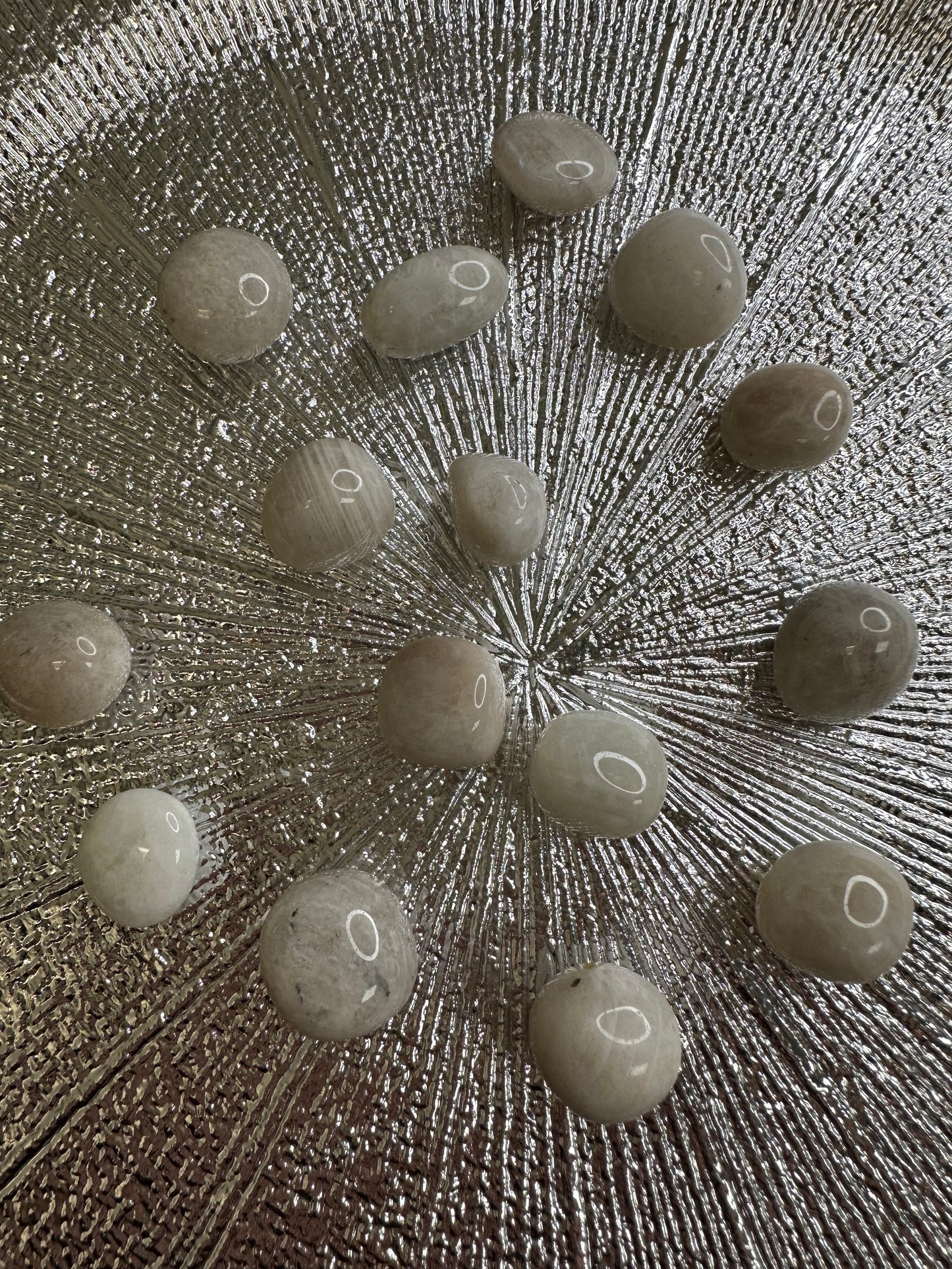 White Moon Stone Tumble