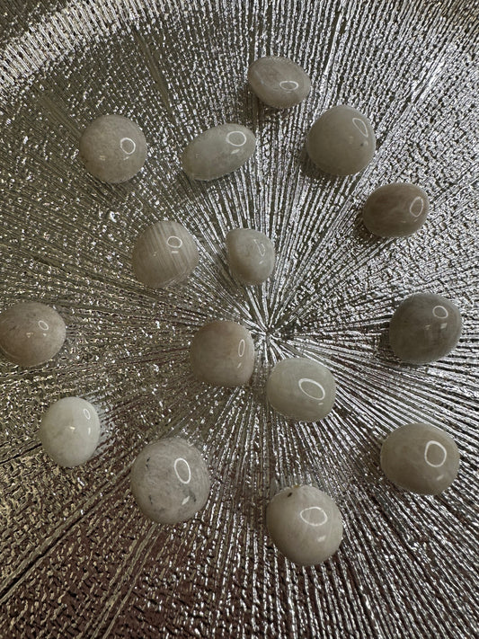 White Moon Stone Tumble