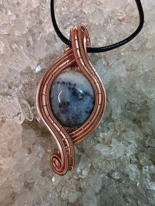 Dendritic Jade Pendant