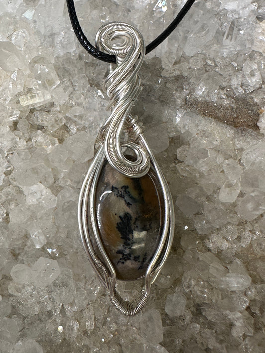 Dendritic Agate Pendant