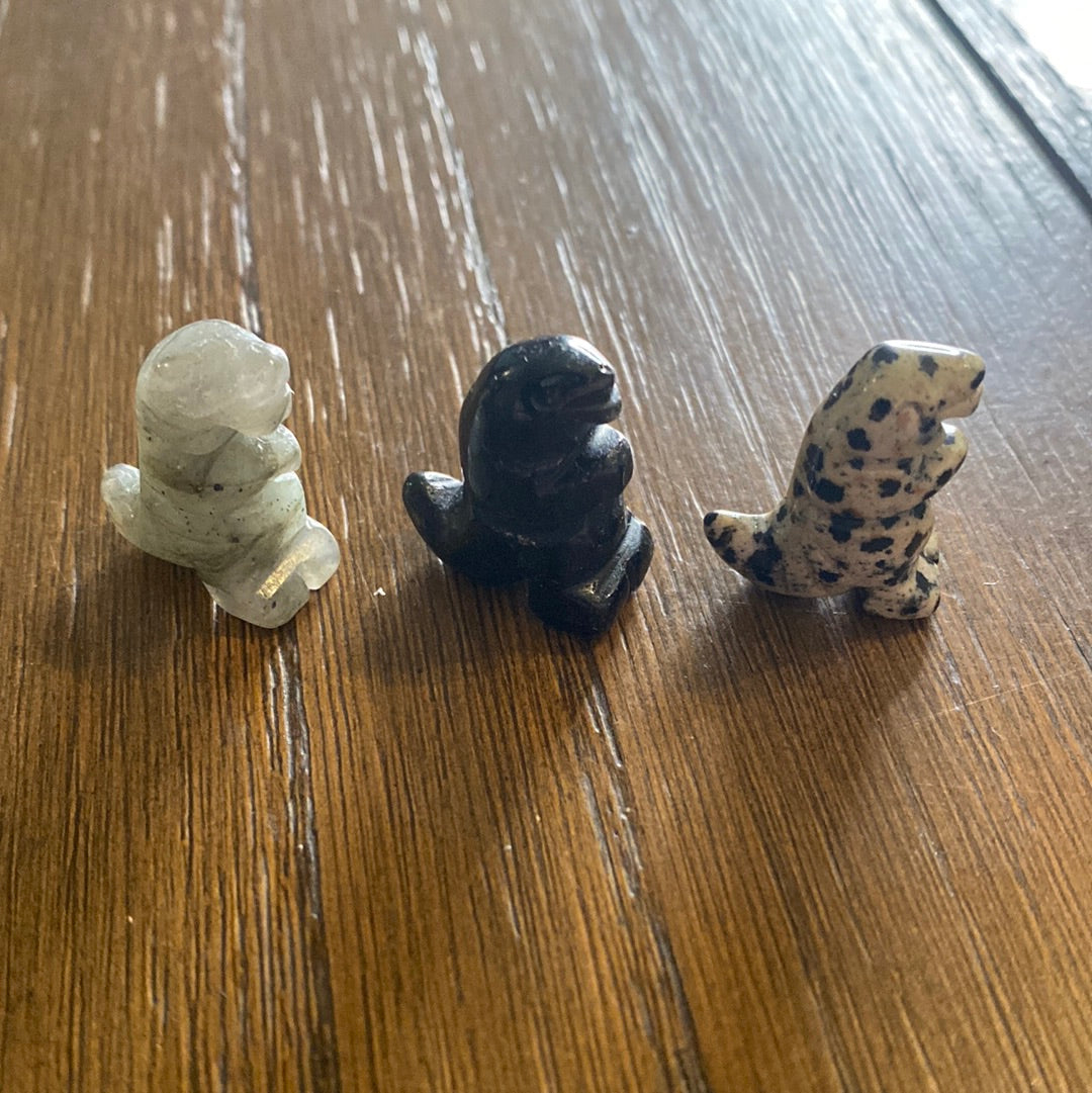 Mini Dinosaur  (intuitively chosen material)